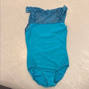 Eleve Dancewear Teal Leotard Size: Small